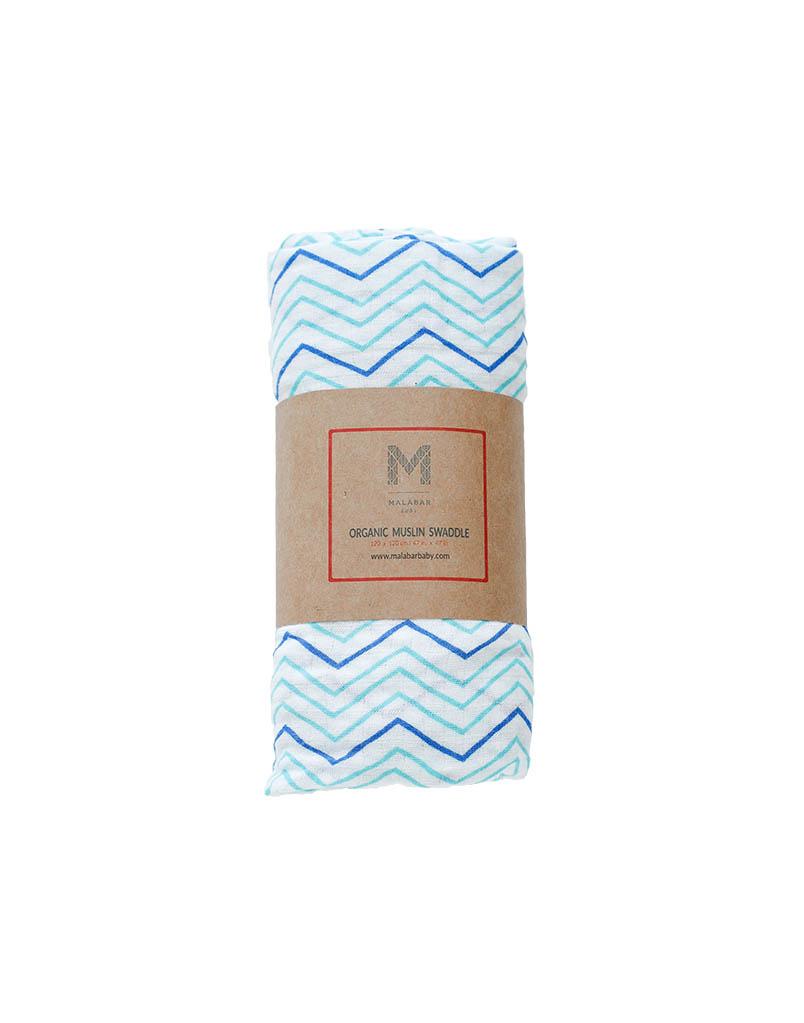 ORGANIC SWADDLE - CHEVRON
