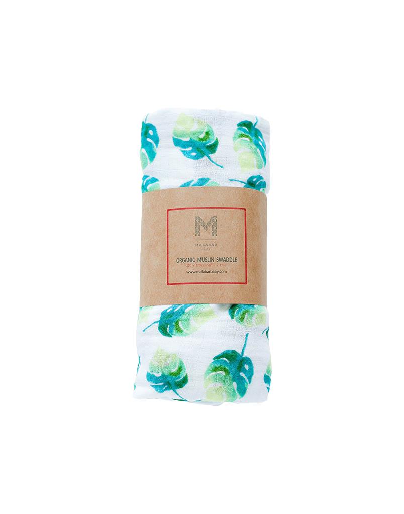 ORGANIC SWADDLE - LEAF