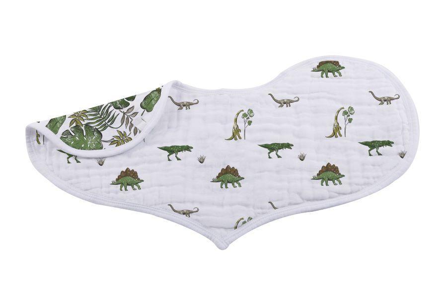 Dino Days Cotton Heart Bib 2PK