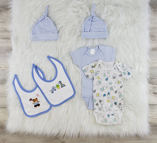 Bambini 6 Pc Layette Baby Clothes Set