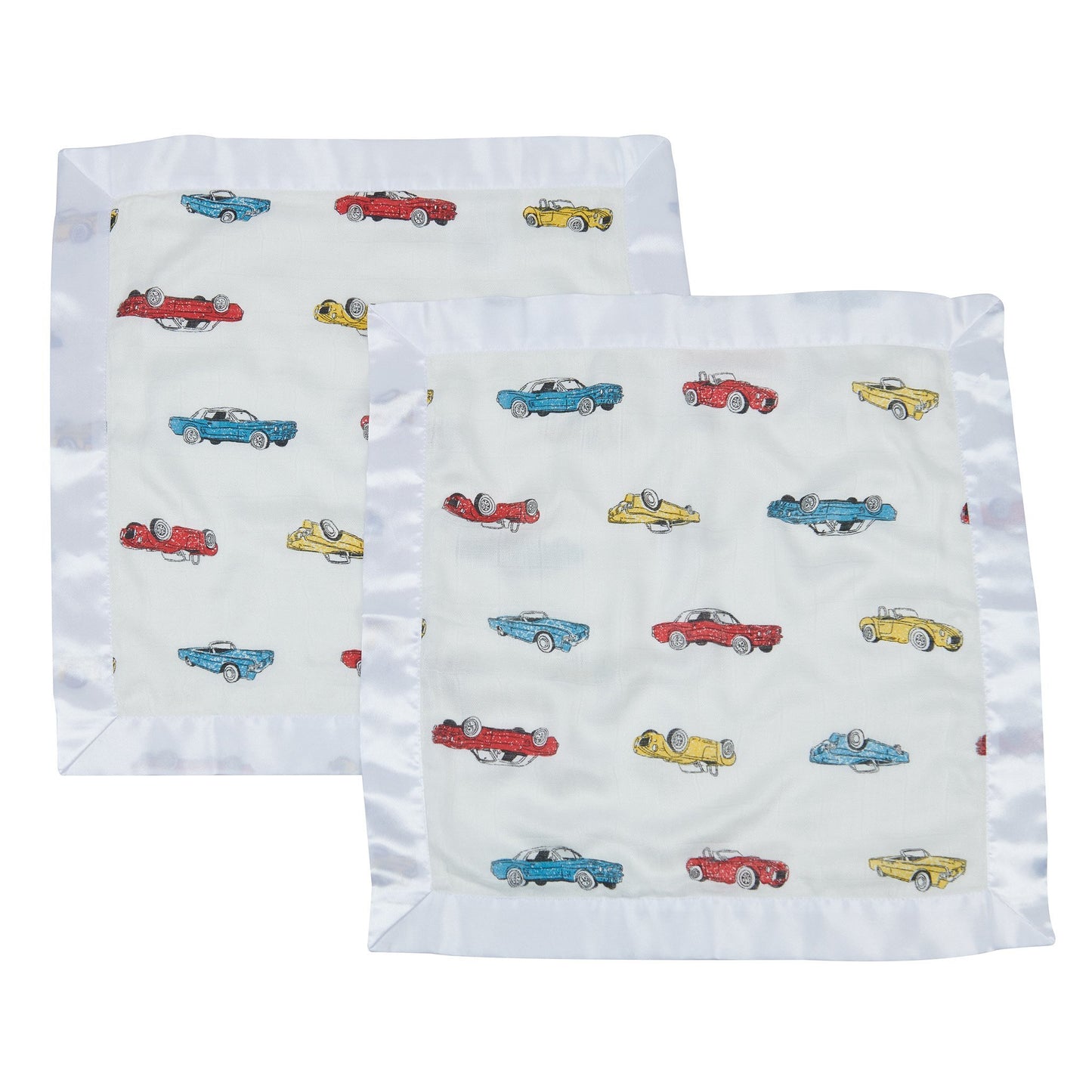 Vintage Muscle Cars Bamboo Muslin Security Baby Blankie