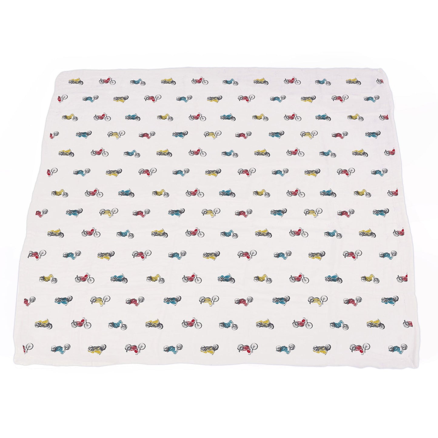 Vintage Muscle Cars and Motorcycles Bamboo Muslin Newcastle Blanket